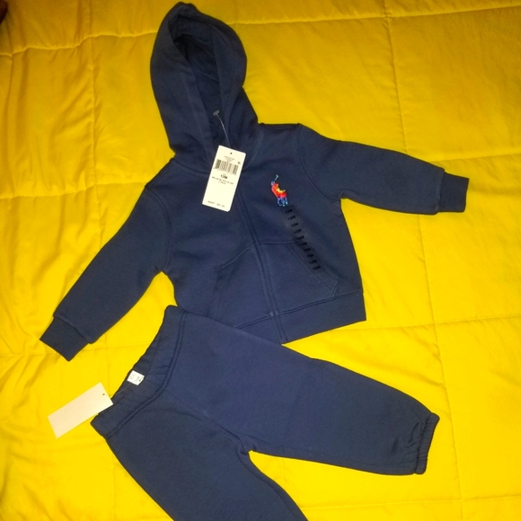 Polo Ralph Lauren Other - POLO Logo Fleece Hoodie & Pant Set